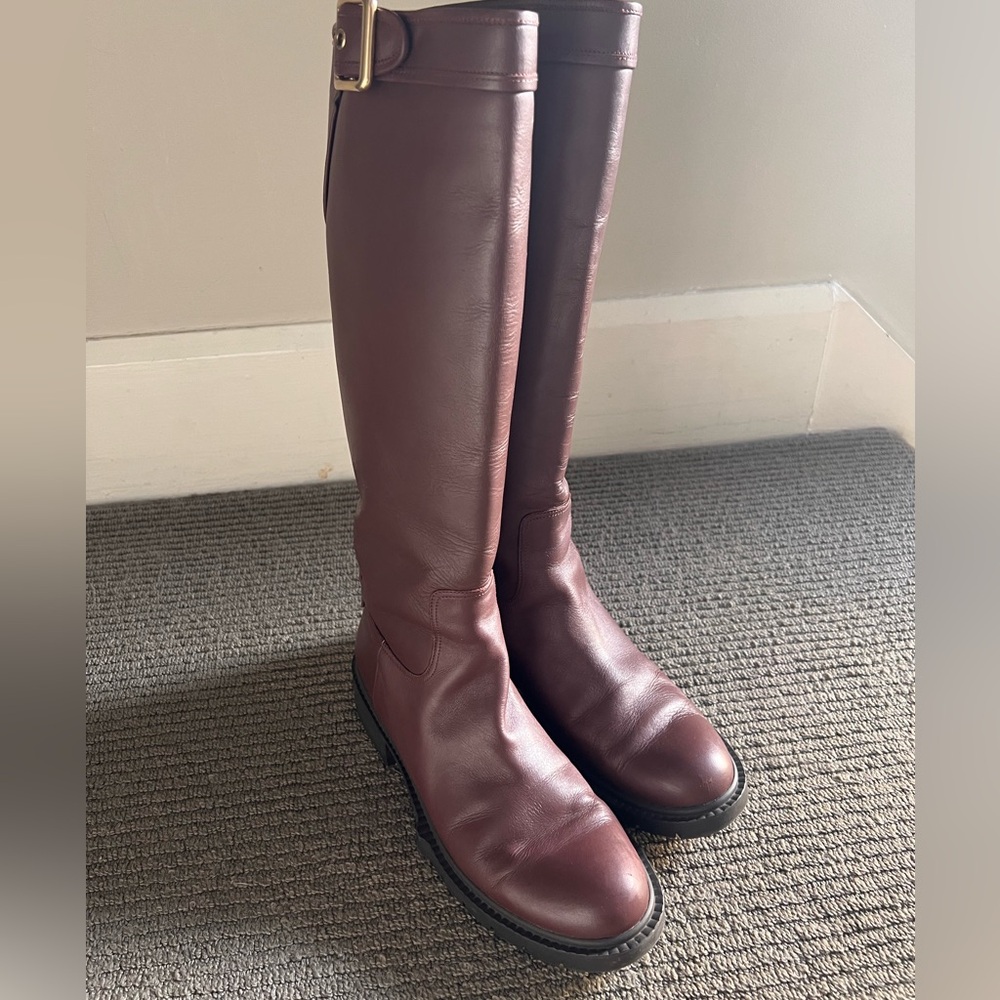 Coach Leigh Tall Leather Boot - Picture 3 of 10